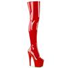 Pleaser - ADORE3000 Platform Overknee Boots - Pole dance shoes - Red Product image